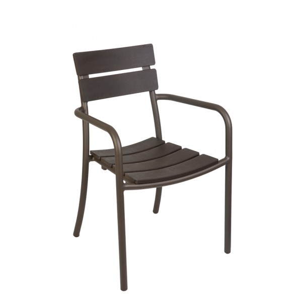 Camden Stackable Hospitality Outdoor Arm Chair